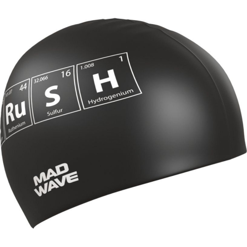 Шапочка силиконовая Mad Wave Crush, черный