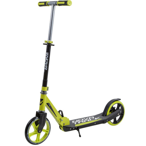 Самокат NOVATRACK POLIS 200 Plastic (2019), зеленый