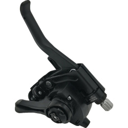 Шифтер Shimano Tourney ST-EF41-6R, 6 скоростей, правый, с ручкой тормоза V-Brake, 2-8121, черный Шифтер Shimano Tourney ST-EF41-6R, 6 скоростей, правый, с ручкой тормоза V-Brake, 2-8121, черный