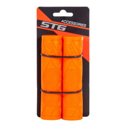 Грипсы STG Base, 126 мм, оранжевый Грипсы STG Base, 126 мм, оранжевый