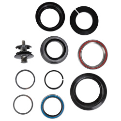 Рулевая колонка Neco H384AEM, ZS44/56, 1 1/8", алюм.чашки, пром.подшипники, черный Рулевая колонка Neco H384AEM, ZS44/56, 1 1/8", алюм.чашки, пром.подшипники, черный