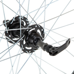 Колесо 24" заднее (без резины), двустенный алюм.обод 32 отв. Колесо 24" заднее (без резины), двустенный алюм.обод 32 отв.