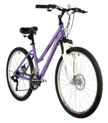 Велосипед FOXX BIANKA D 26" (2021), рама 17" (165-175 см), фиолетовый Велосипед FOXX BIANKA D 26" (2021), рама 17" (165-175 см), фиолетовый