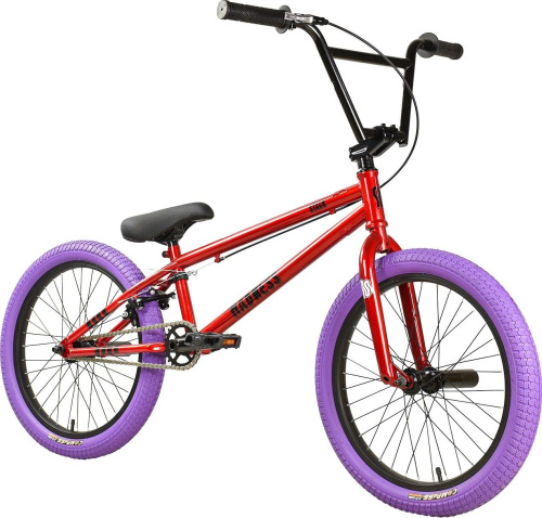Велосипед Stark Madness BMX 5 Cr-Mo (2025), красный/черный/фиолетовый
