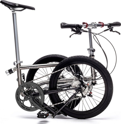 Велосипед складной Vello Rocky, серебристый