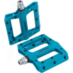 Педали Horst, нейлон H601, широкие, ось Cr-Mo с 2-мя герметичными промподшипниками, 364 г, 00-170844, синий Педали Horst, нейлон H601, широкие, ось Cr-Mo с 2-мя герметичными промподшипниками, 364 г, 00-170844, синий