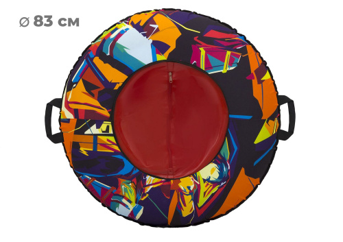 Тюбинг 100см ОКСФОРД ART, красный