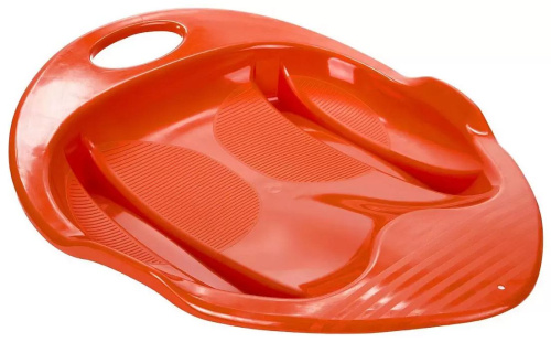 Санки пластиковые Снежный гонщик, цвет в ассортименте