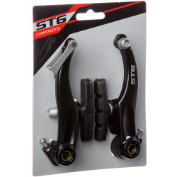 Тормоз V-brake STG 7 HJ-612AD7-BK передний 60 мм Тормоз V-brake STG 7 HJ-612AD7-BK передний 60 мм