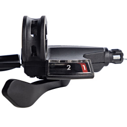 Шифтер L-Twoo SL-V4006-2W, 2 ск., левый, черный Шифтер L-Twoo SL-V4006-2W, 2 ск., левый, черный