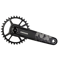 Шатуны SRAM NX Eagle, DUB, Boost, 34T, 175mm, черный, черный Шатуны SRAM NX Eagle, DUB, Boost, 34T, 175mm, черный, черный