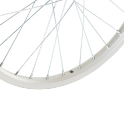 Колесо 20" переднее 32 спицы одинарный обод втулка SF-A08F Колесо 20" переднее 32 спицы одинарный обод втулка SF-A08F