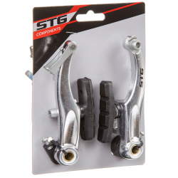 Комплект тормозов V-brake STG 7 HJ-612AD7-BK, серебристый