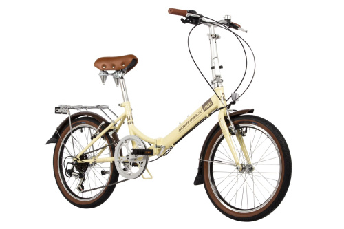 Велосипед Novatrack Aurora 3.6 20" (2024), рама 14.5" (130-155 см), бежевый