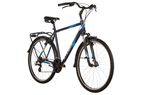 Велосипед Stinger Horizont Std 28" (2021), рама 60 см (185-195 см), синий