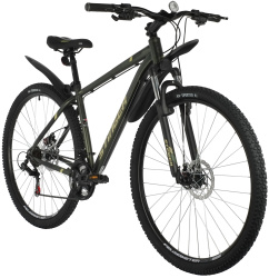 Велосипед STINGER CAIMAN D MICROSHIFT 29" (2021), рама 18" (165-175 см), зеленый Велосипед STINGER CAIMAN D MICROSHIFT 29" (2021), рама 18" (165-175 см), зеленый