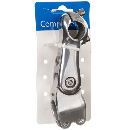 Вынос STG RA-038 100 мм, под руль 25.4 мм, серебристый, регулируемый по высоте, серебристый