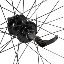 Колесо 26" заднее(без резины), двустенный пистонированный алюм.обод 32 отв. Колесо 26" заднее(без резины), двустенный пистонированный алюм.обод 32 отв.