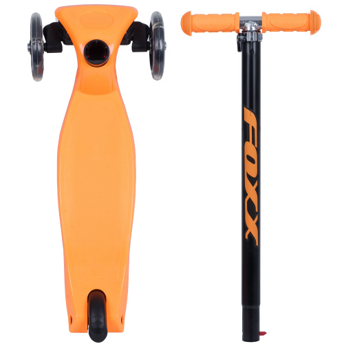 Самокат-кикборд Foxx RainBow, оранжевый