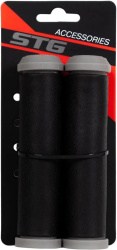 Грипсы STG SZ-197, 130 мм, черный, черный Грипсы STG SZ-197, 130 мм, черный, черный