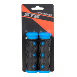 Рукоятки руля ХD-113B, 95мм, черно-синие Рукоятки руля ХD-113B, 95мм, черно-синие