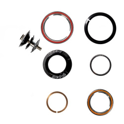 Рулевая колонка Neco H373, IS42/52, 1 1/8-1 1/2", пром.подшипники, черный Рулевая колонка Neco H373, IS42/52, 1 1/8-1 1/2", пром.подшипники, черный