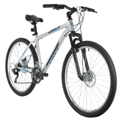 Велосипед FOXX AZTEC D 27.5" (2021), рама 20" (175-185 см), серебристый Велосипед FOXX AZTEC D 27.5" (2021), рама 20" (175-185 см), серебристый