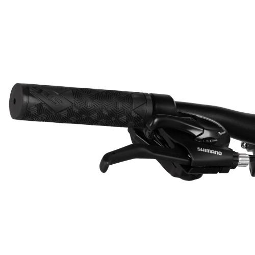 Велосипед Novatrack Extreme 8.HD 24 (2025), рама 11" (130-155 см), черный-белый