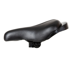 Седло WX-16008 на 16", с замком, с логотипом NOVATRACK, одноцветное Седло WX-16008 на 16", с замком, с логотипом NOVATRACK, одноцветное