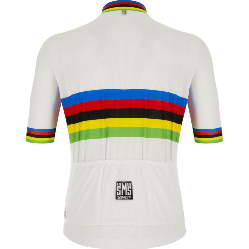 Веломайка Santini UCI World Champion SS Cycling Jersey, белый