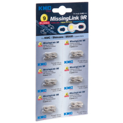 Замок цепи KMC , модель  CL566R-NP для 9 скоростей (6 шт. на блистере) Замок цепи KMC , модель  CL566R-NP для 9 скоростей (6 шт. на блистере)