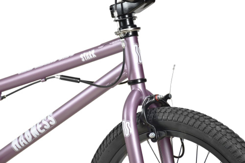 Велосипед Stark Madness BMX 2 (2024), фиолетово-серый/перламутр