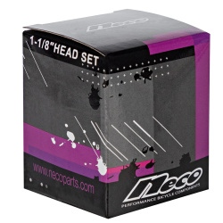Рулевая колонка Neco H373, IS42/52, 1 1/8-1 1/2", пром.подшипники, черный Рулевая колонка Neco H373, IS42/52, 1 1/8-1 1/2", пром.подшипники, черный