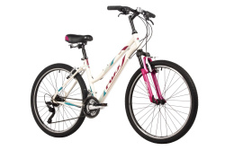 Велосипед Foxx Salsa 26" (2024), рама 19" (175-185 см), бежевый Велосипед Foxx Salsa 26" (2024), рама 19" (175-185 см), бежевый