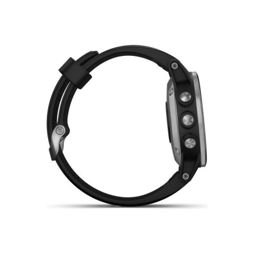 Часы GARMIN Fenix 5S Plus (Silver/Black Band)