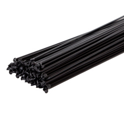 Спица Pillar P14, нержавеющая сталь, черная (без ниппеля), черный