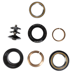 Рулевая колонка Neco H773, EC34, 1 1/8", алюм.чашки, пром.подшипники, черный Рулевая колонка Neco H773, EC34, 1 1/8", алюм.чашки, пром.подшипники, черный