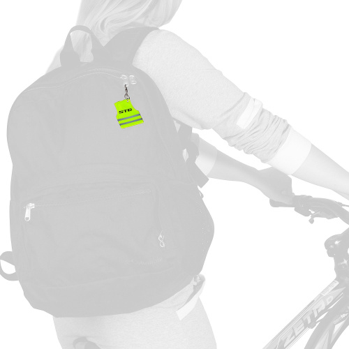 Светоотражатель STG брелок "Безрукавка"