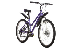 Велосипед FOXX BIANKA D 26" (2022), рама 19" (175-185 см), фиолетовый Велосипед FOXX BIANKA D 26" (2022), рама 19" (175-185 см), фиолетовый