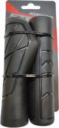 Грипсы STG HL-G331, 133 мм, черный, черный Грипсы STG HL-G331, 133 мм, черный, черный