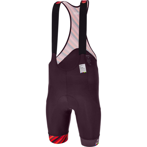 Велошорты Santini Imola 1968 - UCI Bib-Shorts, вишневый