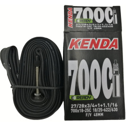 Камера Kenda 700c, 18/25C, спорт, велониппель 48мм, узкая, 5-511291