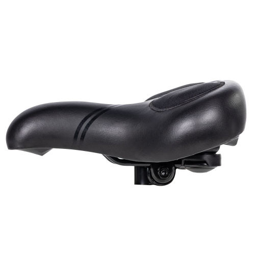 Седло STG с силиконовыми вставками, черный